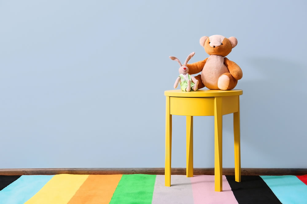 table in playroom