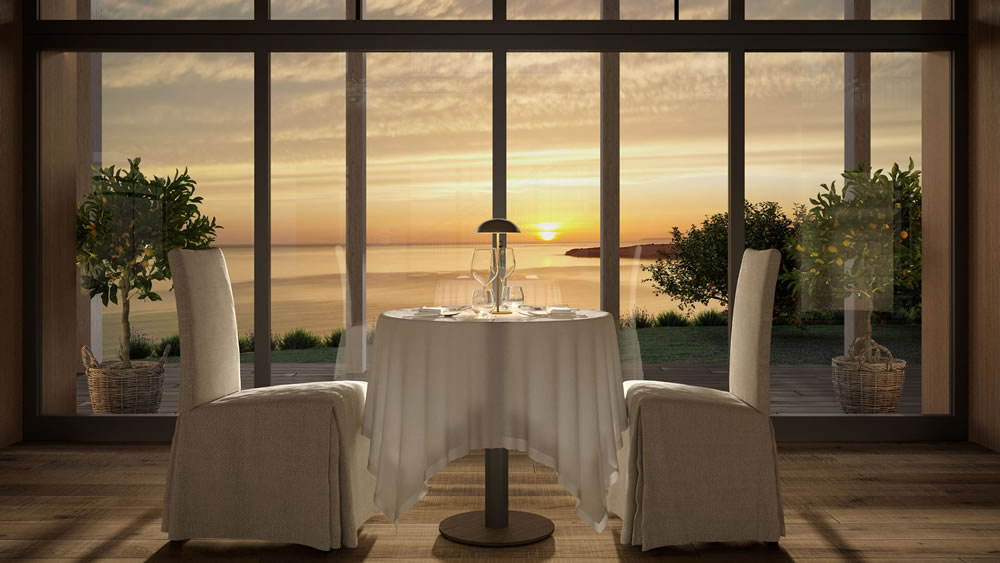 restaurant setting at Adler Spa Resort Sicilia