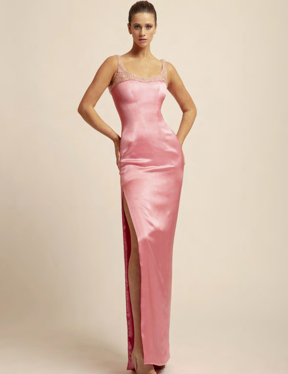 Benveniste Couture pink dress