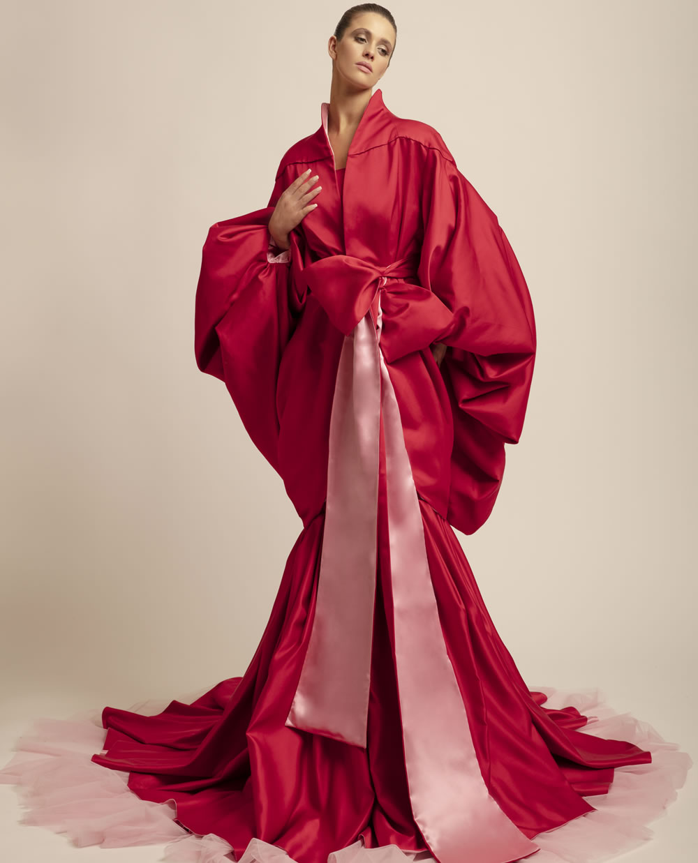 Benveniste Couture red dress