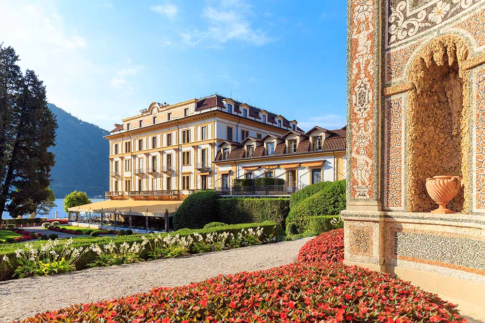 Cardinal building at Villa d'Este in Lake Como