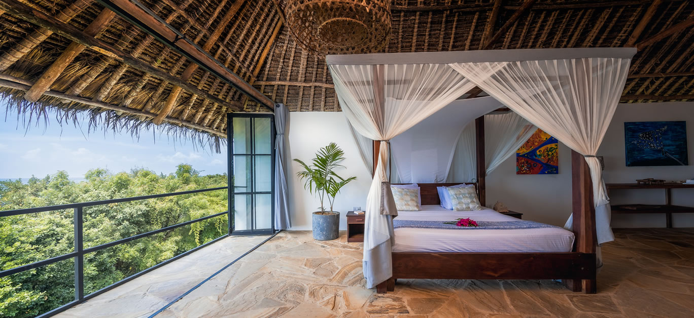 bedroom at The Manta Resort