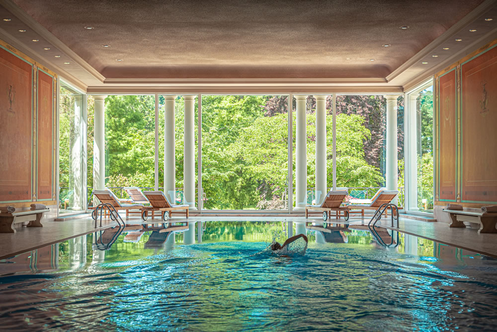 Swimming pool at Brenners Park-Hotel and Spa