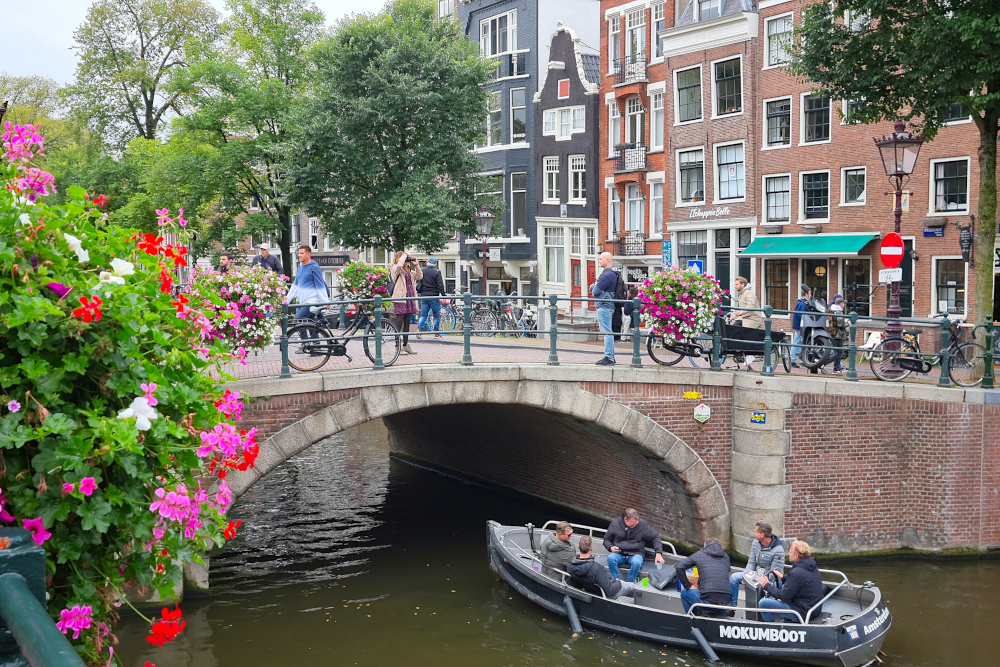 Boat ride in Amsterdam