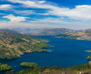 Ben A'an hill and the Loch Katrine in the Trossachs, Scotland