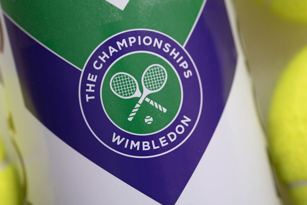 Official wimbledon tennis Slazenger brand ball tube