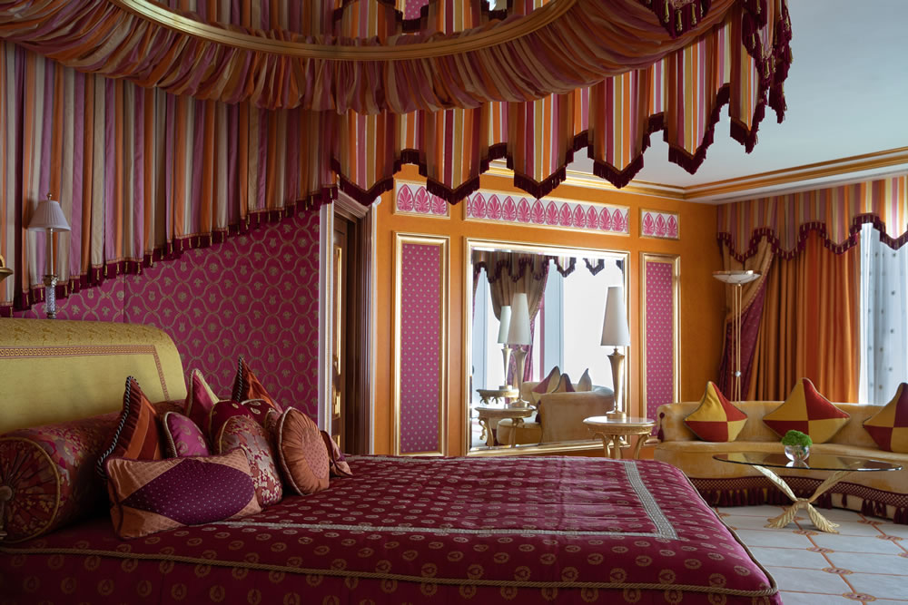 Burj Al Arab Jumeirah royal suite bedroom