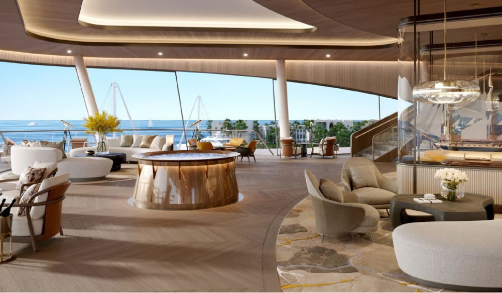 Triple Bay Yacht Club interior