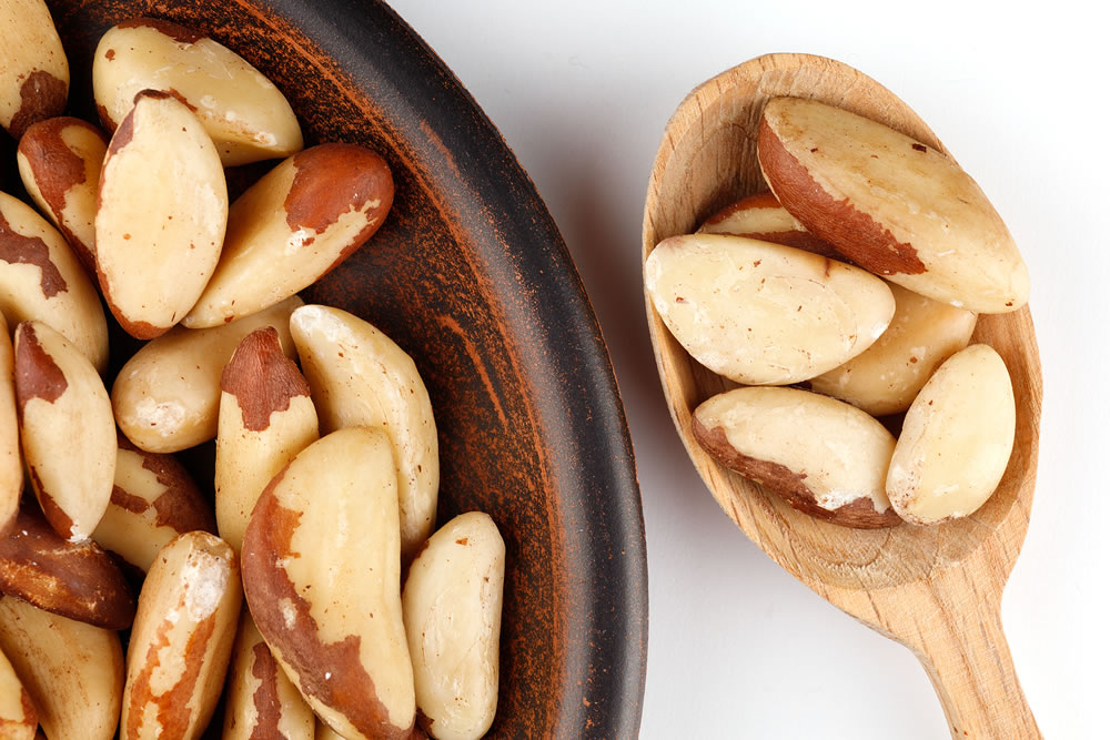 Brazil nut is a source of selenium and for a healthy diet