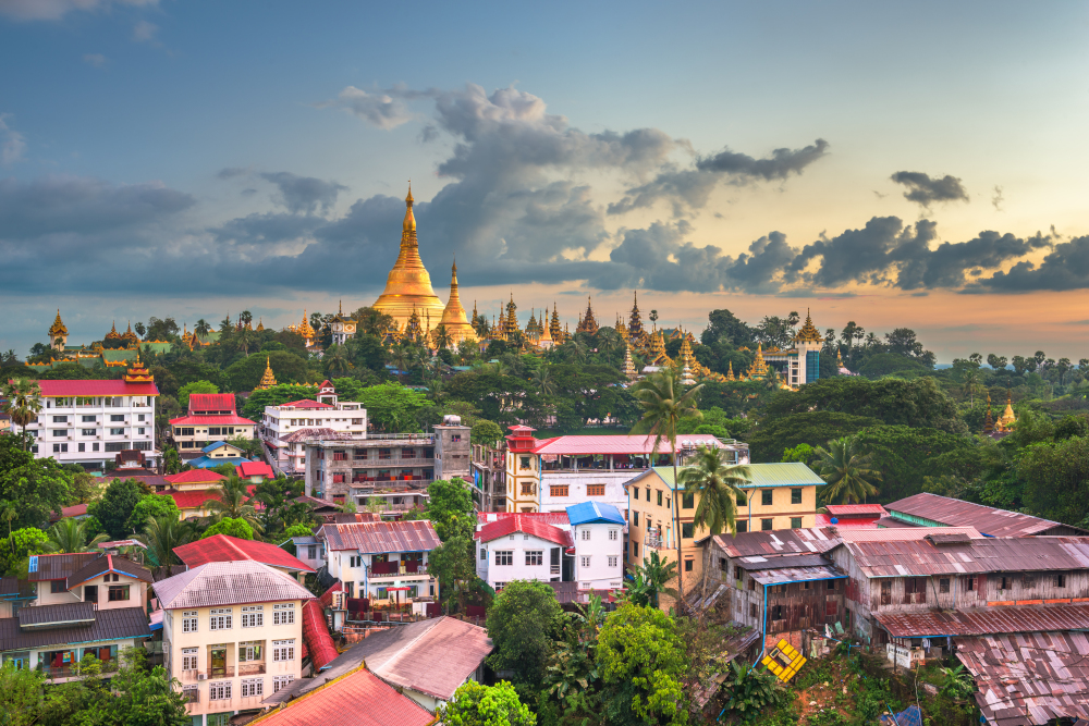 Yangon, Myanmar skyline