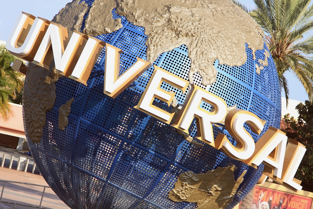Universal Studio Globe on July 30 2011 in Orlando