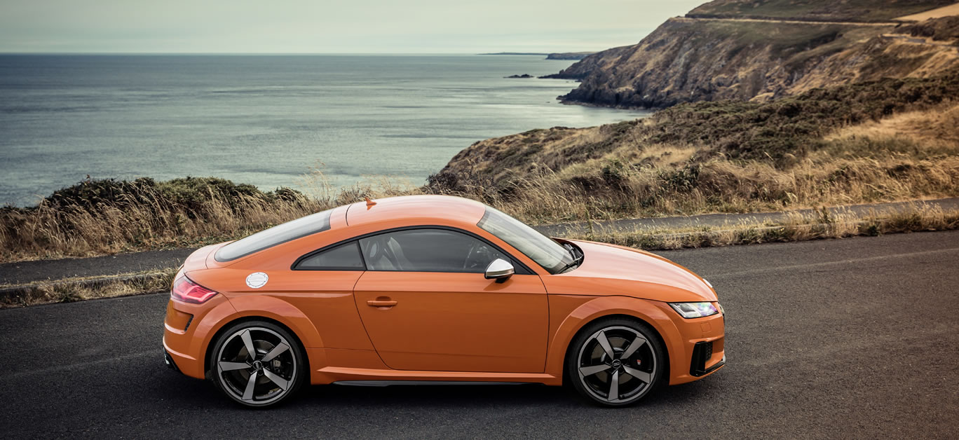 Audi TTS Coupe side view