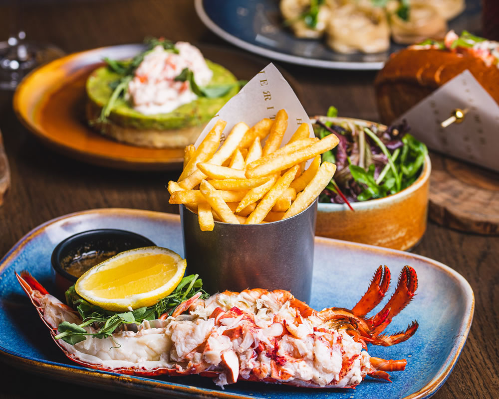 Heritage Soho lobster and chips