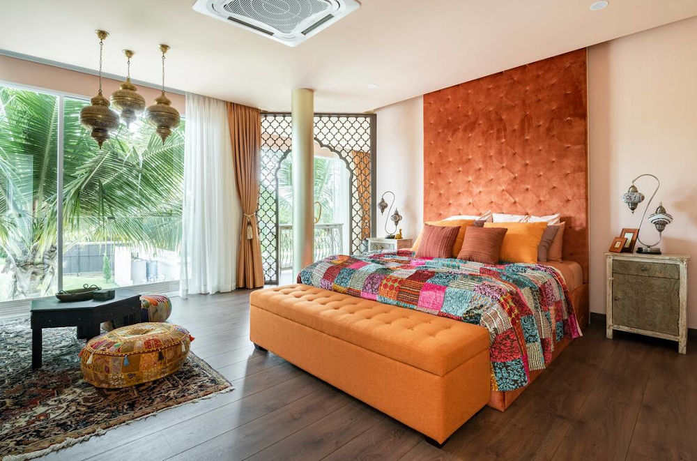 Palm villa room