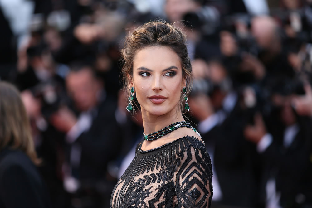 Alessandra Ambrosio attends the screening of 'BlacKkKlansman' during the 71st annual Cannes Film Festival 