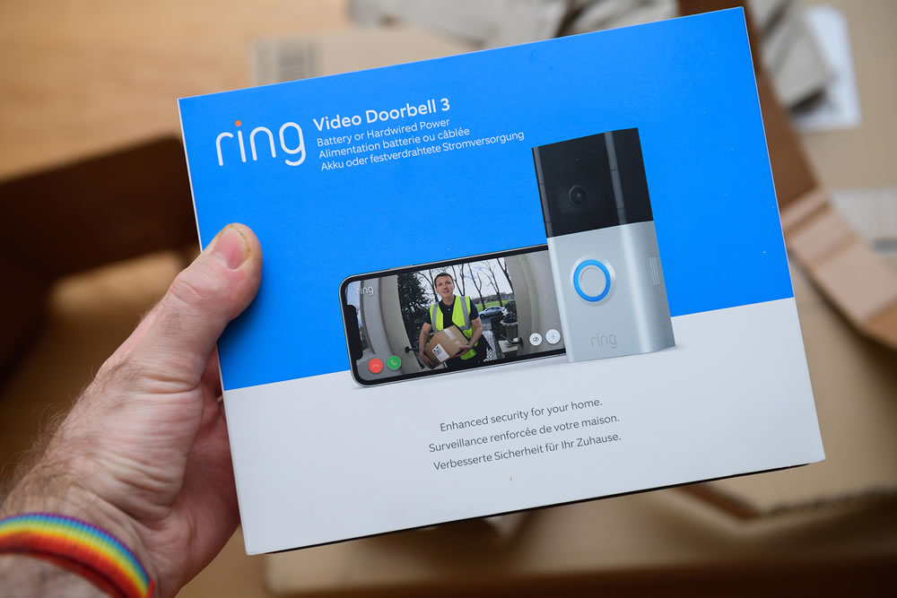 Amazon Ring Video Doorbell 3 with enhanced security for your home