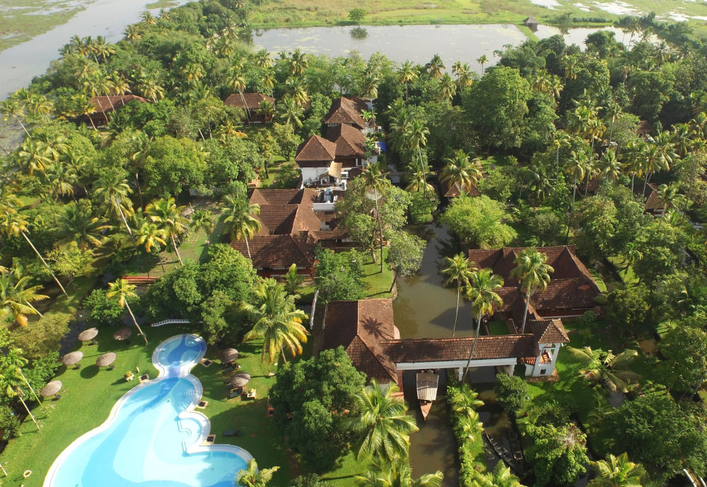 coconut lagoon aerial