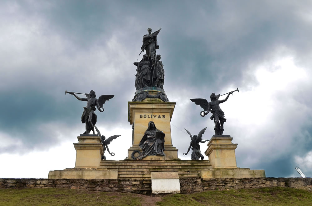 Simon Bolivar Statue Colombia