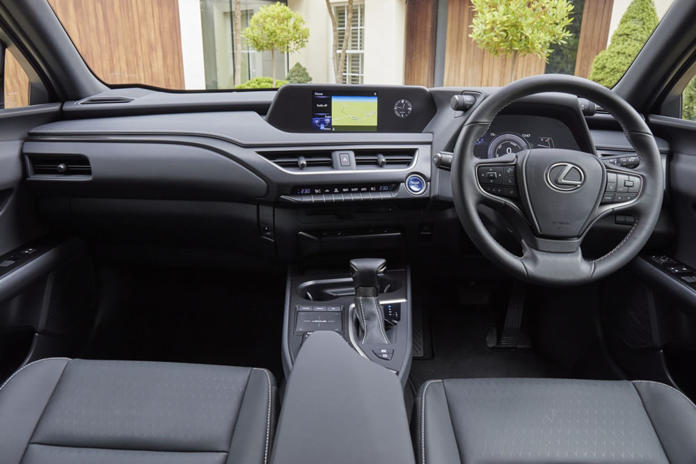 Lexus UX 250h F Sport interior