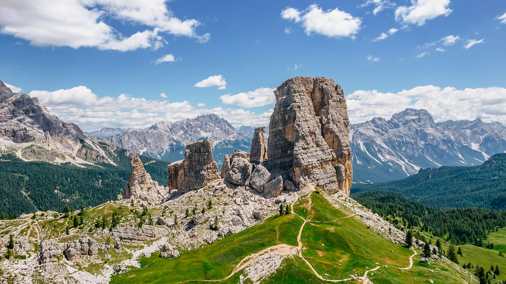 Dolomites in the northern Italian Alps