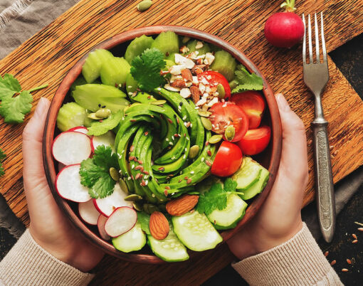 Save Download Preview Healthy vegan diet salad