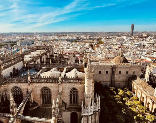 View from the top of Seville Cathedral Freya Axworthy