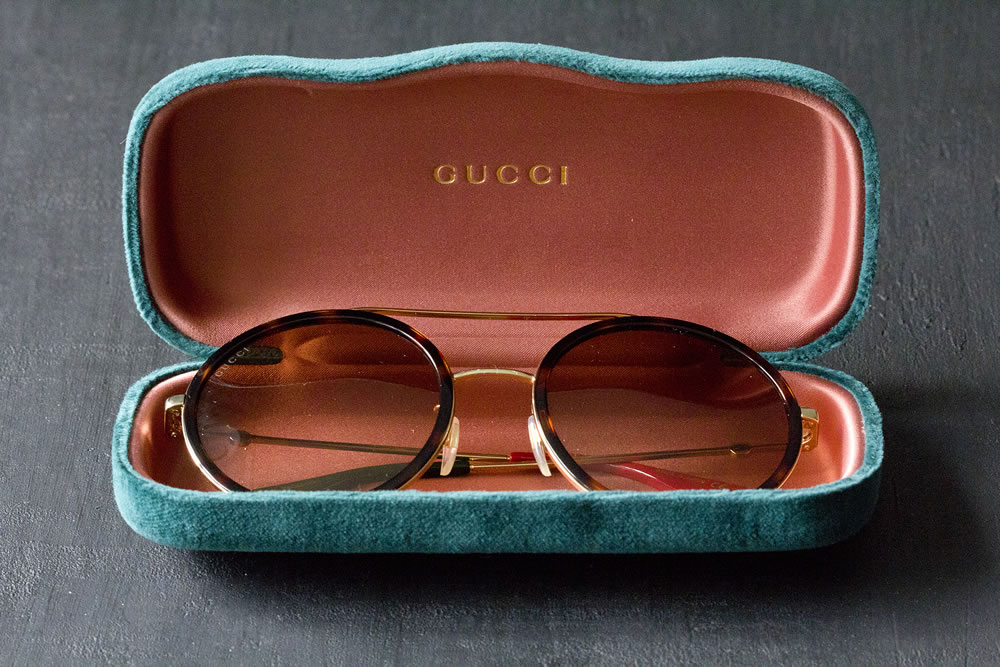 Gucci sunglasses are popular high-end brand
