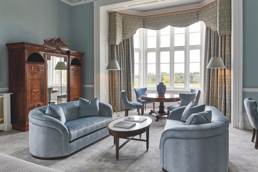 Luxury suite at Matfen Hall Country Hotel, Spa and Golf Estate
