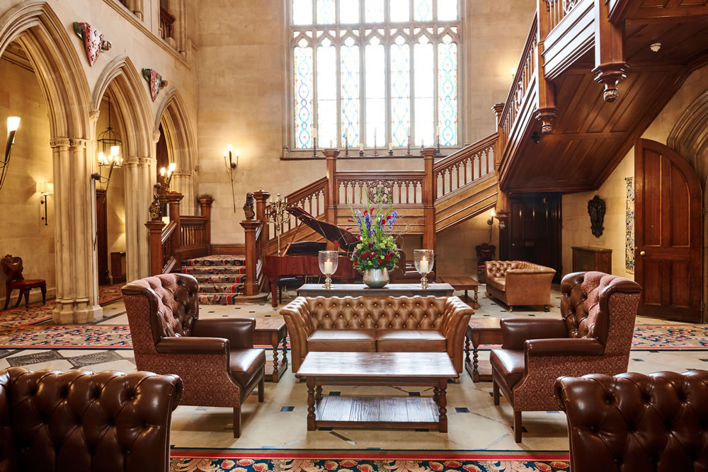 The Great Hall at Matfen Hall Country Hotel, Spa and Golf Estate