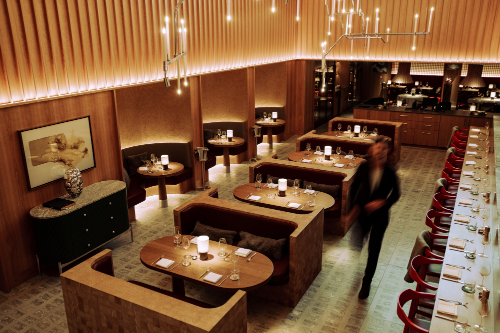 Interior space imagery of Studio Frantzen restaurant