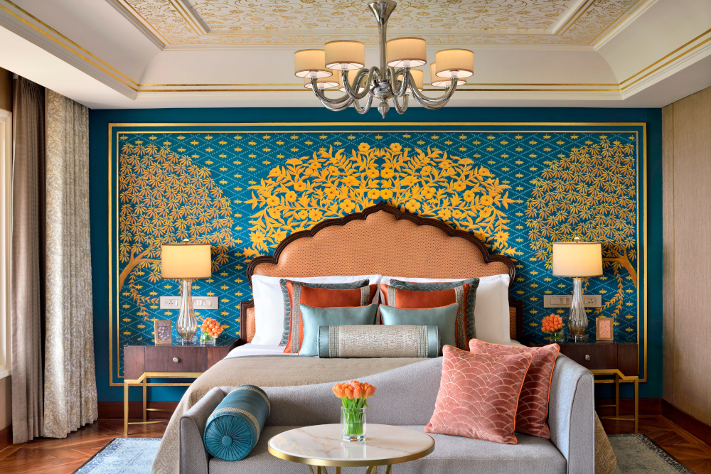 Taj Mahal Hotel bedroom