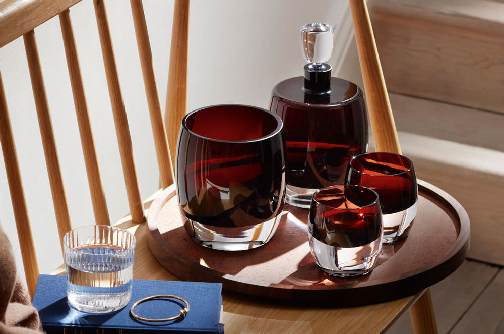 LSA International’s mouth-blown ‘Whiskey Club’ tumblers and decanter