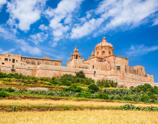 Mdina, Malta - a fortified city in the Northern Region of Malta, old capital of the island.