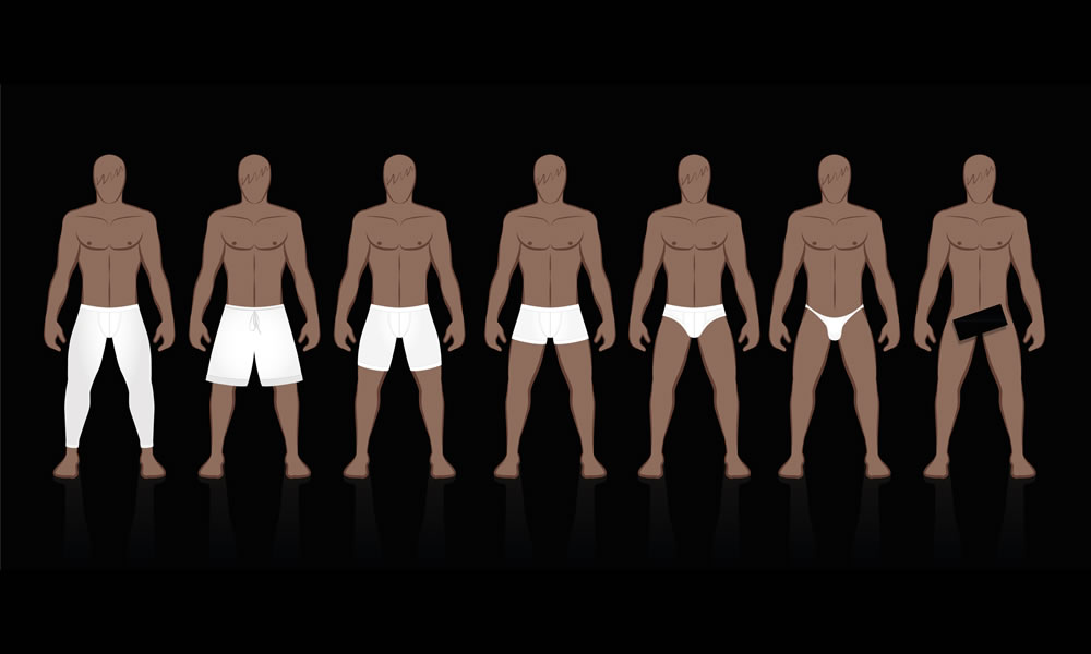 Underpants collection for men.