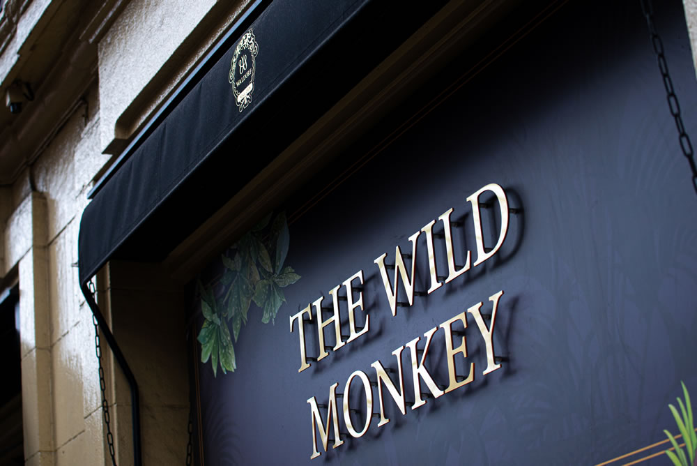 The Wild Monkey sign