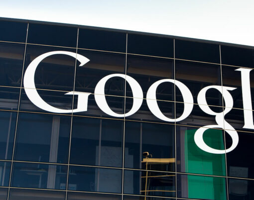Exterior view of a Google's Googleplex Corporate headquarters