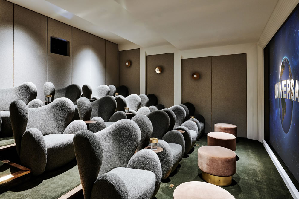 One Crown Place private cinema
