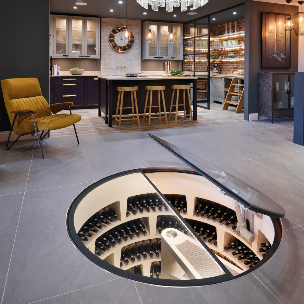 wine cellar floor