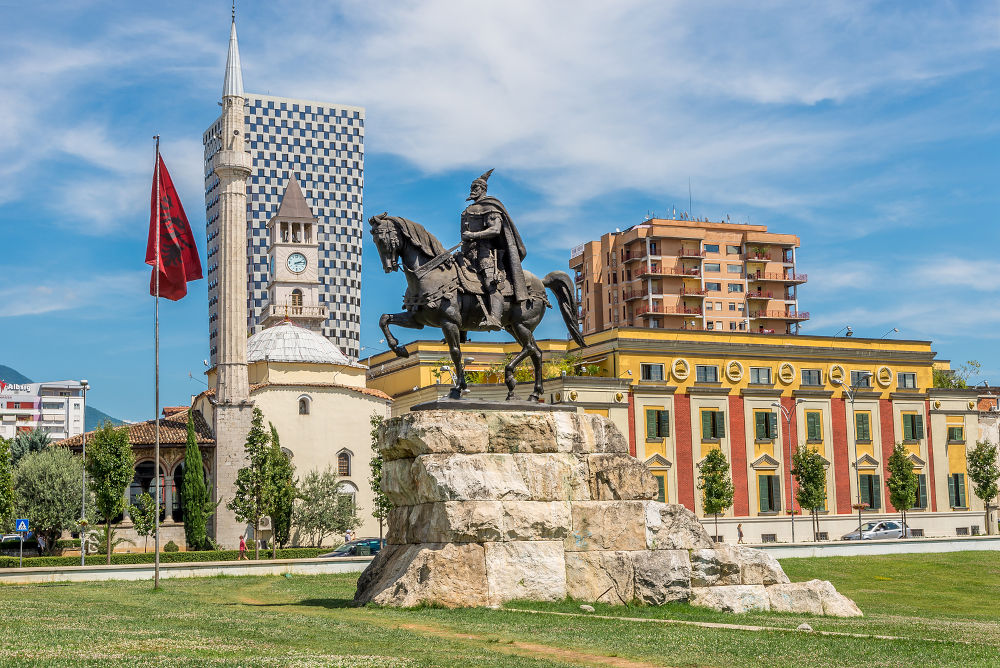 Skanderbeg Square Tirana ALbania