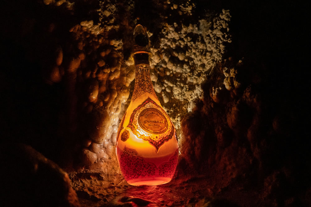 Centauri Honey in cave