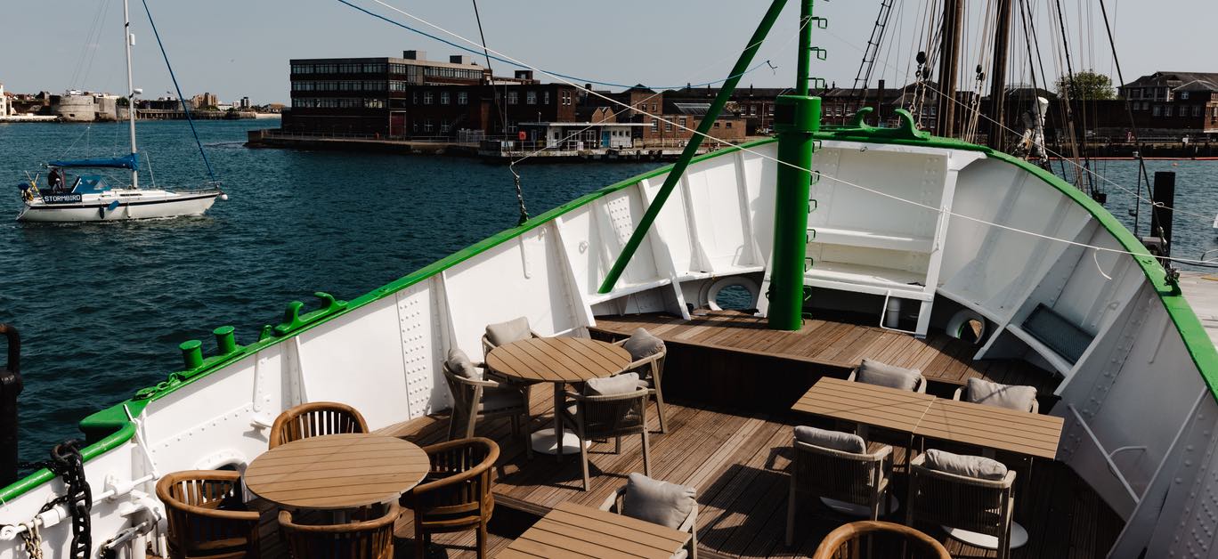 The Lightship outdoor seating