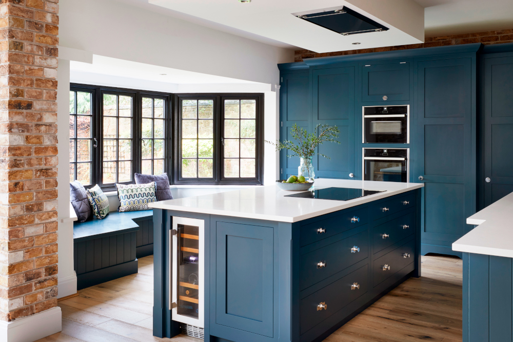 bold colours in kitchens