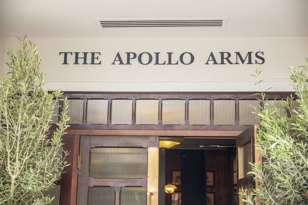 The Apollo Arms entrance