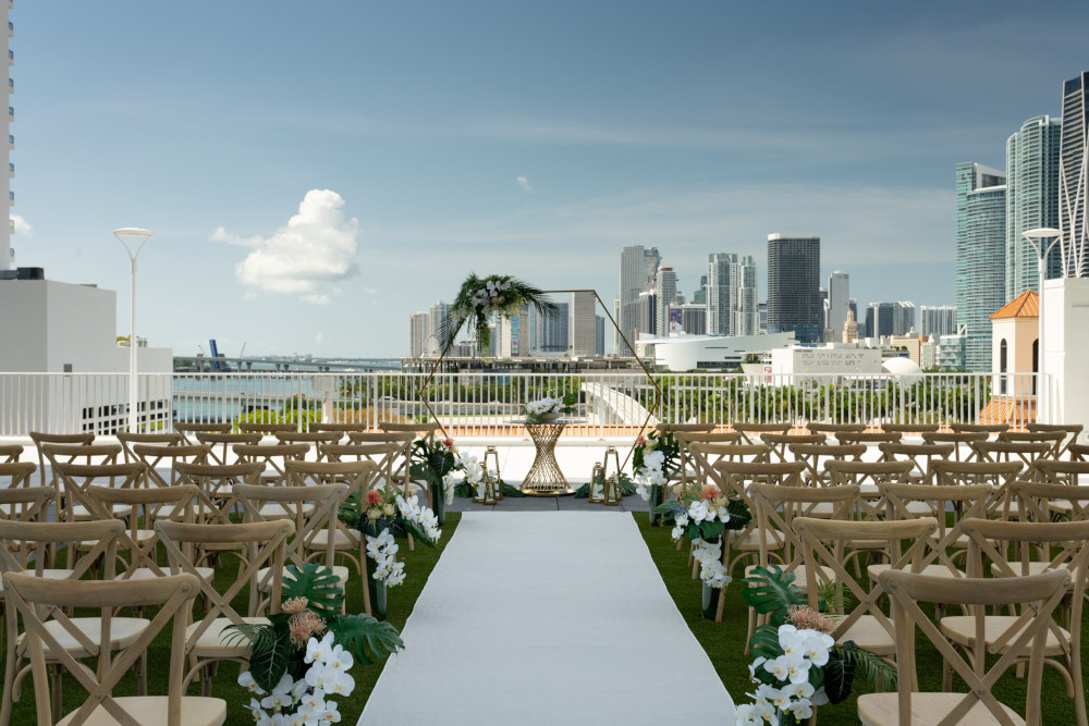 wedding venue at Miami Marriott Biscayne Bay