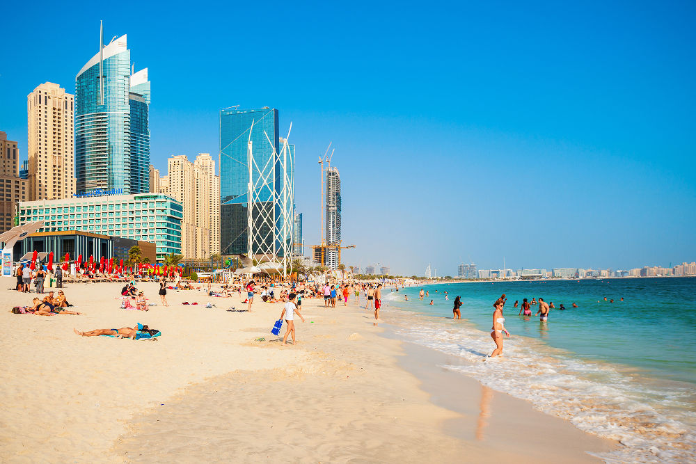 JBR or Jumeirah Beach Residence is a waterfront community located in Dubai Marina in UAE