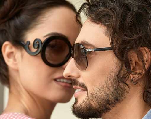 couple wearing glasses