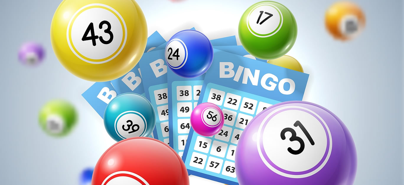Lottery balls and tickets 3d vector illustration of lotto, bingo or keno gambling sport games