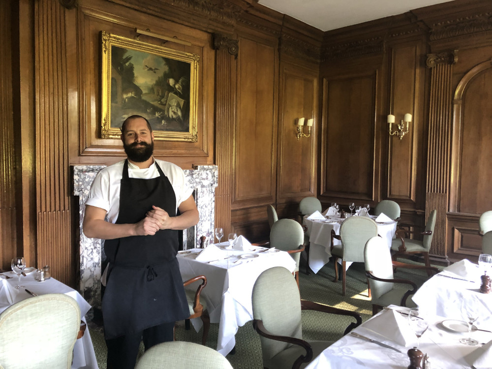 Middlethorpe Hall restaurant with head chef ashley binder