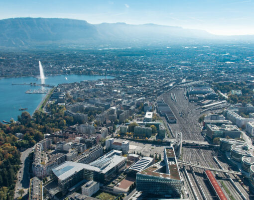 Geneva from the sky