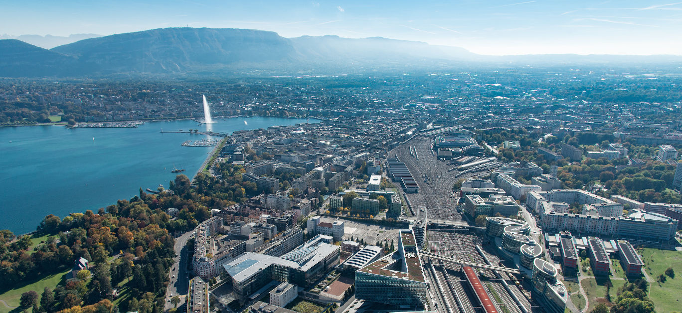 Geneva from the sky
